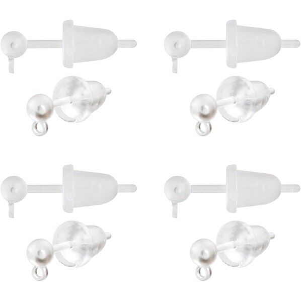 日本紐釦貿易 カン付き樹脂ピアス