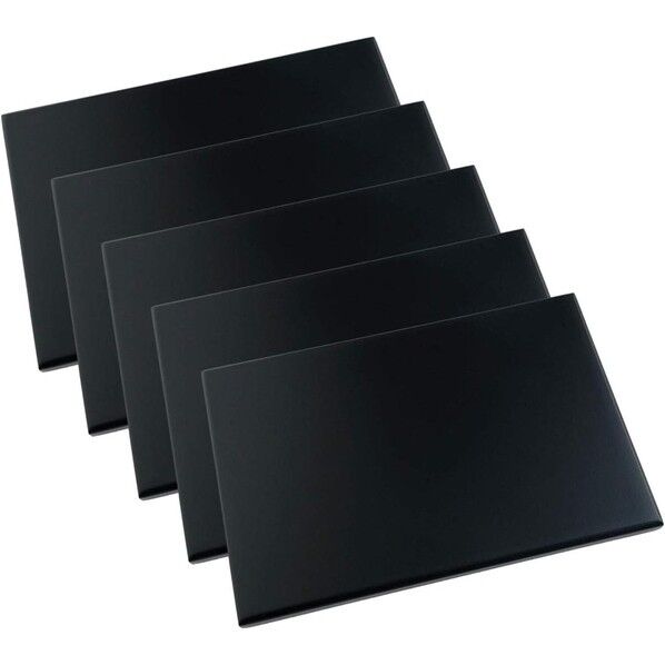 日本紐釦貿易 黒台 四角 艶消し