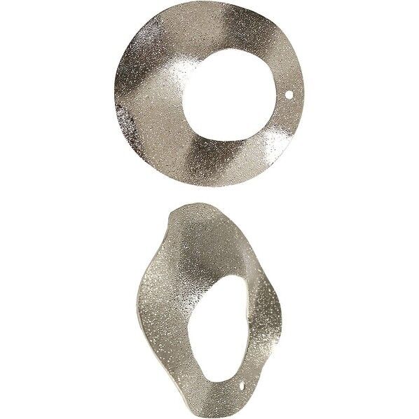 日本紐釦貿易 メタルプレート 波打ちリング スターダスト