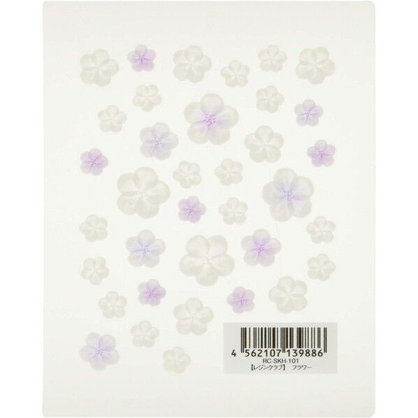 【レジンクラブ】フラワー UVレジン用シールパーツ