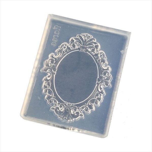 亀島商店 フレーム レジンクラフト用 ソフトモールド デザインフレームA 丸