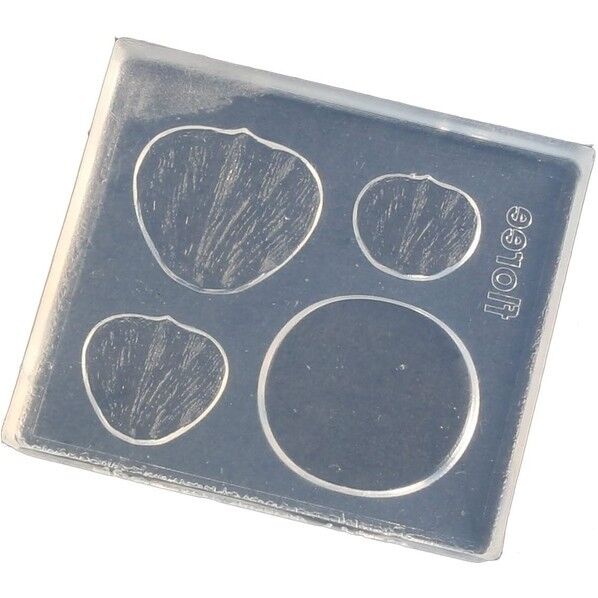 亀島商店 フラワー レジンクラフト用 ソフトモールド バラ花弁型L