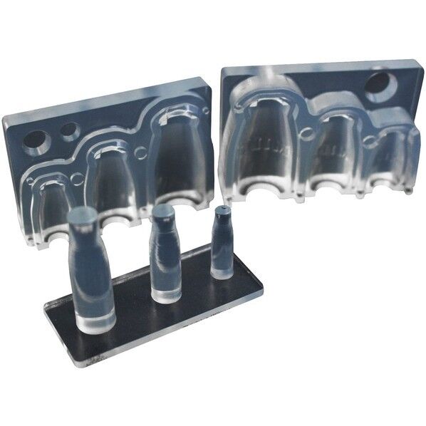 KAM-REJ-656 ミニチュアシリーズ レジンクラフト用 ソフトモールド ミルクボトル