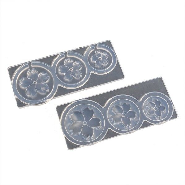 亀島商店 レジンクラフト用 ソフトモールド フラワー立体型 さくら