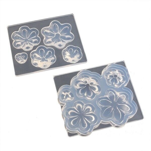 亀島商店 レジンクラフト用 ソフトモールド 多肉植物 立体型C