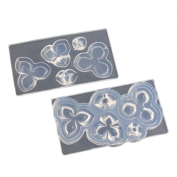 亀島商店 レジンクラフト用 ソフトモールド 多肉植物 立体型B