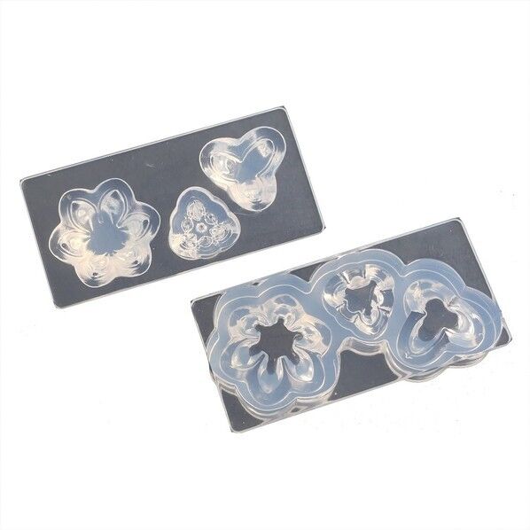 亀島商店 レジンクラフト用 ソフトモールド 多肉植物 立体型A