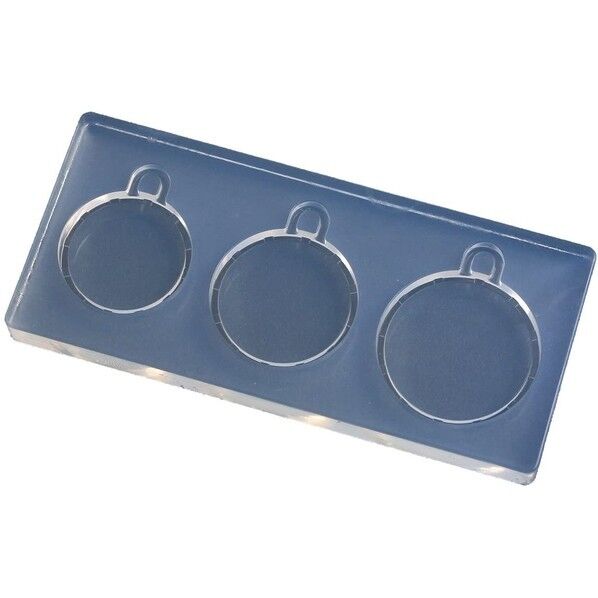 亀島商店 フレーム レジンクラフト用 ソフトモールド ラウンドミール皿型 中