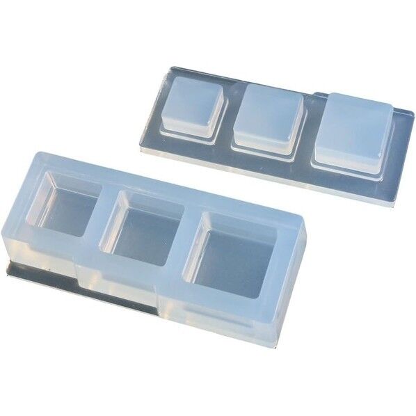 亀島商店 レジンクラフト用 ソフトモールド ボックス型 中