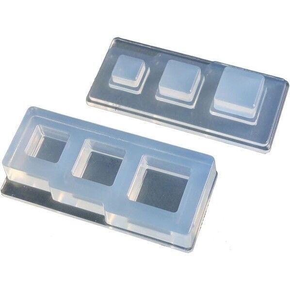 亀島商店 レジンクラフト用 ソフトモールド ボックス型 小