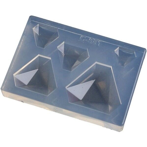 亀島商店 ビジュー レジンクラフト用 ソフトモールド トライアングル