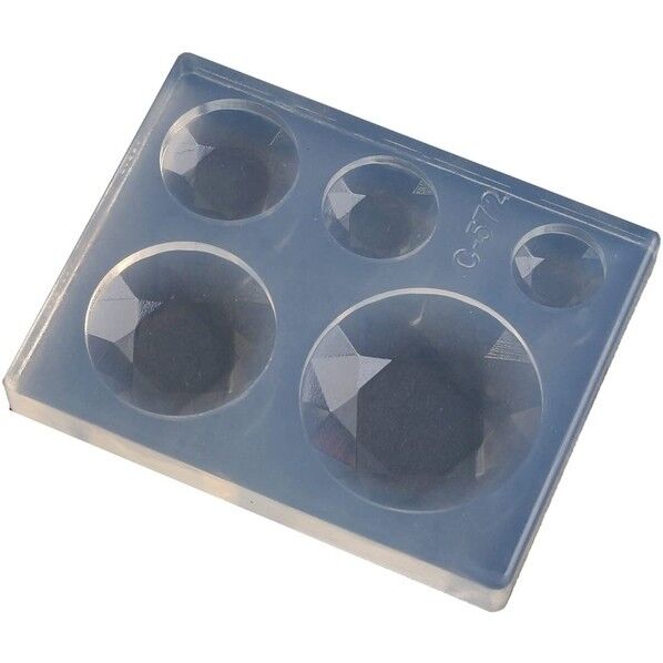 亀島商店 ビジュー レジンクラフト用 ソフトモールド ラウンド