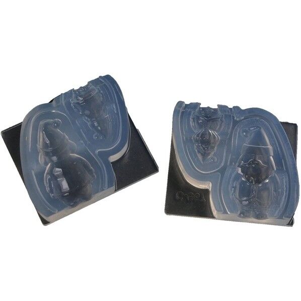 亀島商店 クリスマス レジンクラフト用 ソフトモールド サンタクロース立体型