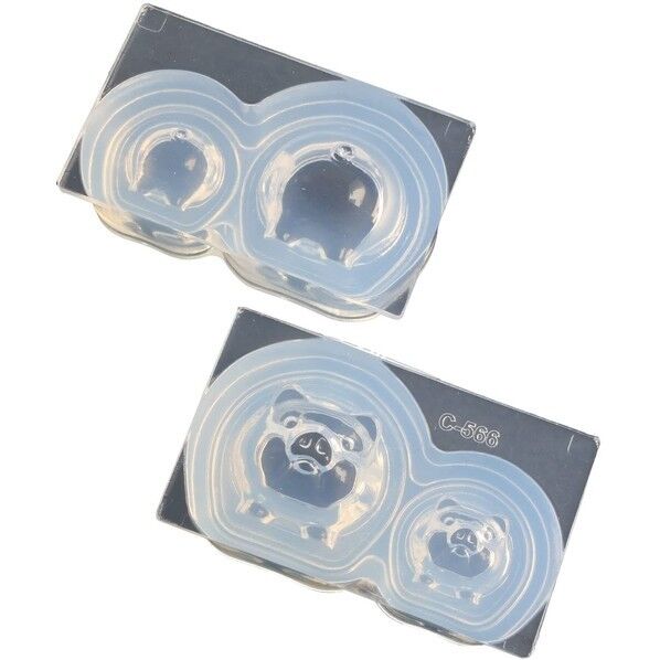 亀島商店 アニマル レジンクラフト用 ソフトモールド まんまるブタ立体型