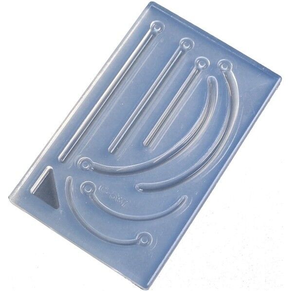 亀島商店 スティック レジンクラフト用 ソフトモールド Uライン&カーブ