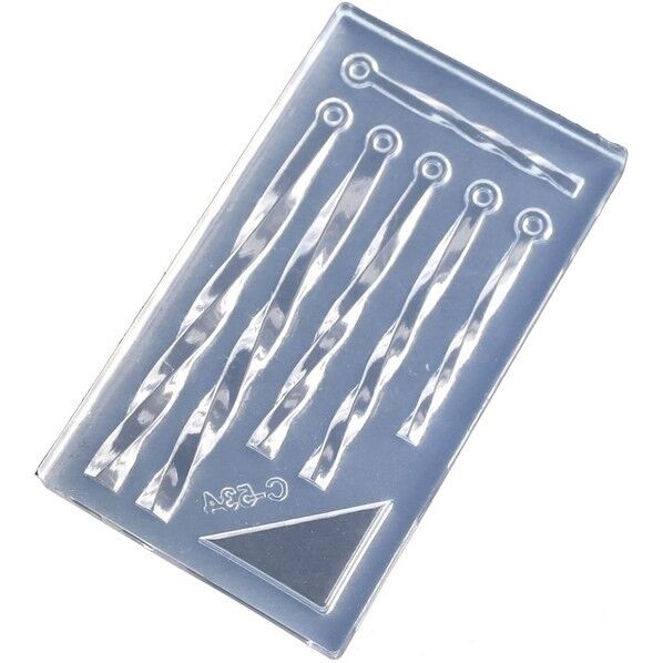 亀島商店 スティック レジンクラフト用 ソフトモールド ラインスパイラル