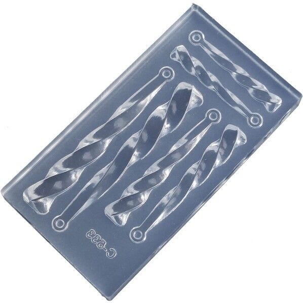 亀島商店 スティック レジンクラフト用 ソフトモールド フレアスパイラル