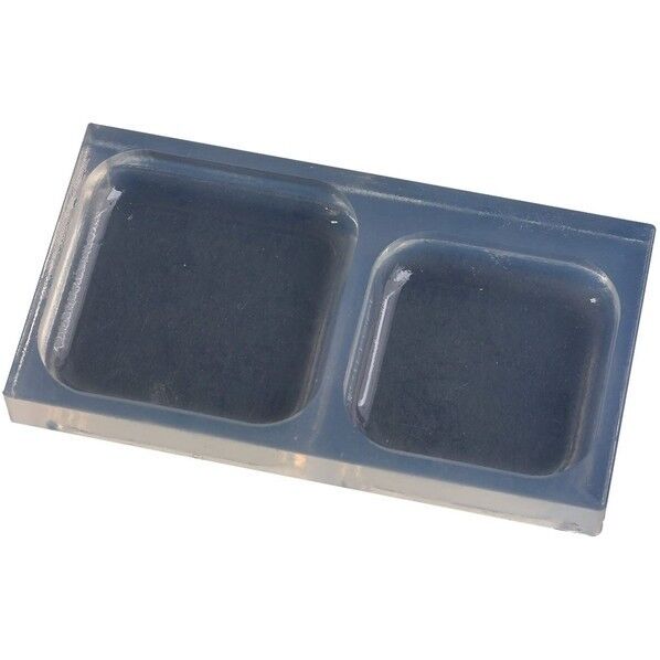 亀島商店 ラブリー レジンクラフト用 ソフトモールド 四角フラット 大