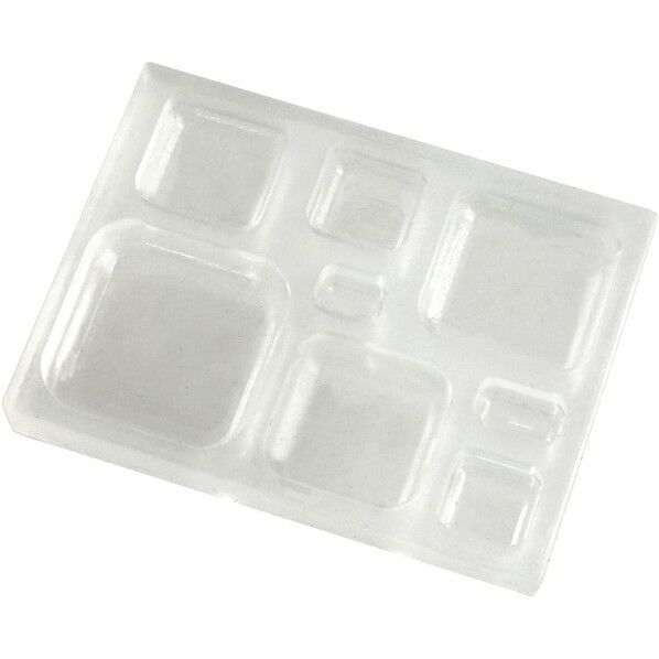 亀島商店 レジンクラフト用 ソフトモールド 四角フラット