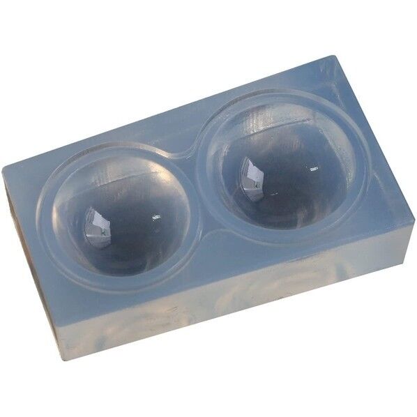 亀島商店 ラブリー レジンクラフト用 ソフトモールド 半球型 大(片面)