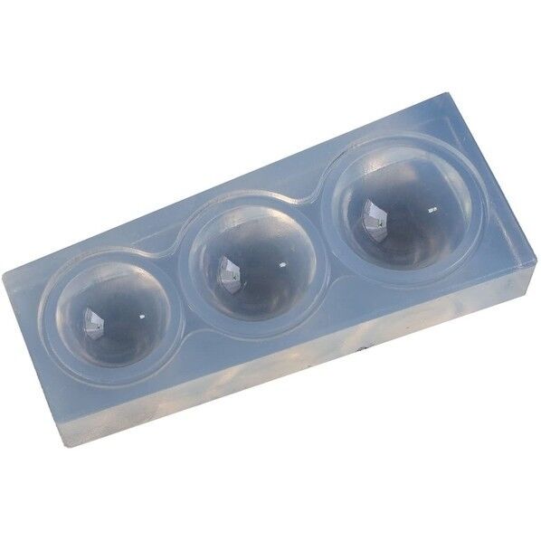 亀島商店 ラブリー レジンクラフト用 ソフトモールド 半球型 中(片面)