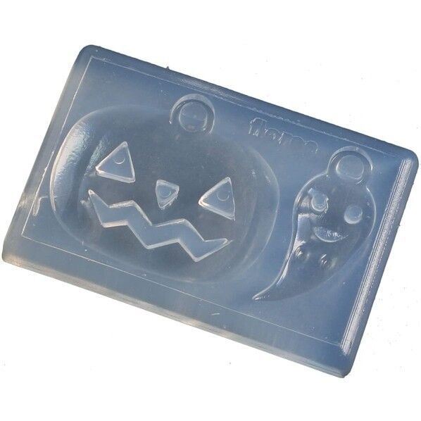 亀島商店 ハロウィン レジンクラフト用 ソフトモールド ジャック･オ･ランタン&ゴースト