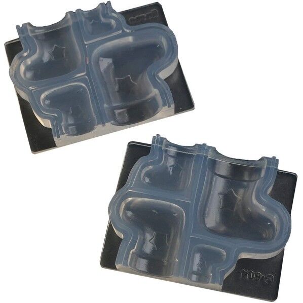 亀島商店 クリスマス レジンクラフト用 ソフトモールド クリスマスブーツ