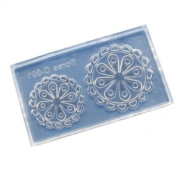 亀島商店 レジンクラフト用 ソフトモールド プレートシリーズ プレート 丸