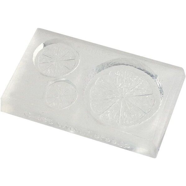 亀島商店 レジンクラフト用 ソフトモールド スライスオレンジ