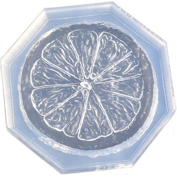 亀島商店 フルーツ レジンクラフト用 ソフトモールド スライスオレンジL