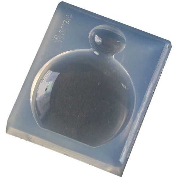 亀島商店 パフューム レジンクラフト用 ソフトモールド 香水ボトル 丸半面型