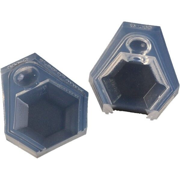 亀島商店 パフューム レジンクラフト用 ソフトモールド 香水ボトル 六角体型