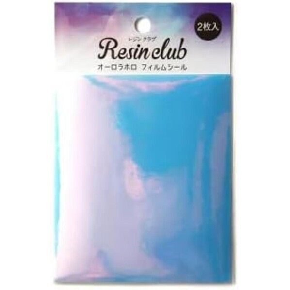 レジンクラブ UVレジン用シールパーツ ~レジンクラブ~ オーロラホロフィルムシール 両面タイプ