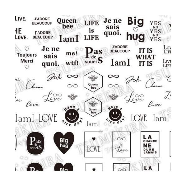 ツメキラ ネイルシール pd CHiHOプロデュース1 Le mot juste