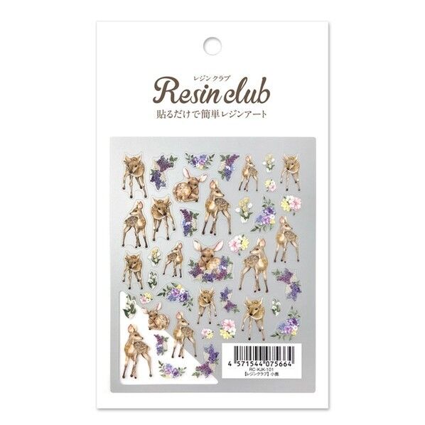 イングカワモト 【レジンクラブ】 レジン用シール 小鹿