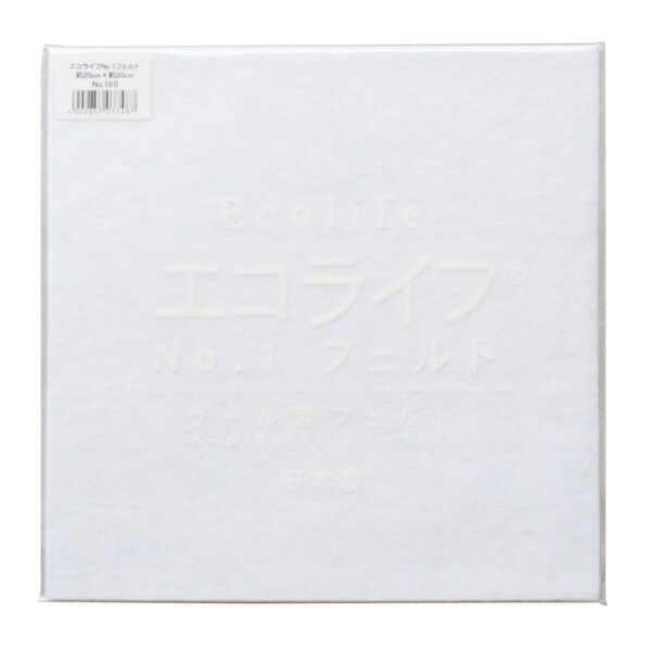 ミササウール混フェルトエコライフNO.1フェルトCOL.100