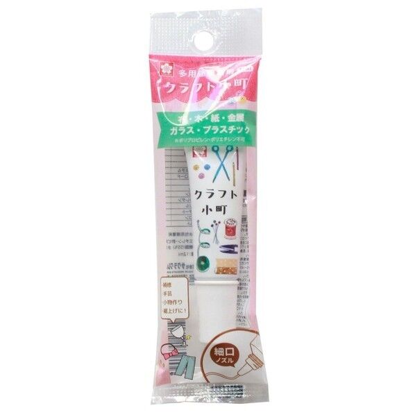 サクラクレパス 接着剤 多用途強力 クラフト小町 長さ90×幅30×高さ20mm 透明 BTC12ML-P 1点
