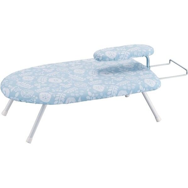 北欧風 暮らしの定番 仕上げ馬付きスチームアイロン台 ブルー 60X36X20cm 4013 1個