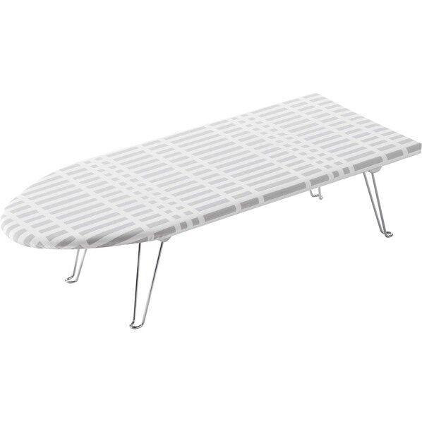 北欧風 暮らしの定番 舟型アイロン台 チェック グレー 1223 1個