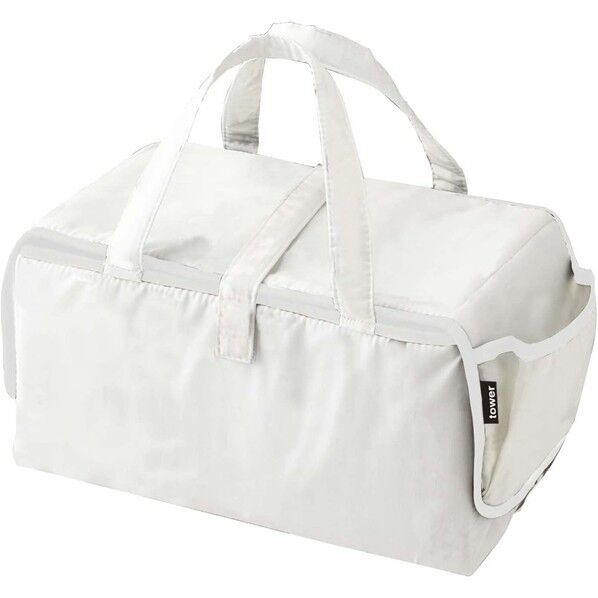 山崎実業 アイロン収納マット タワー ホワイト IRON BAG TW WH 1個...