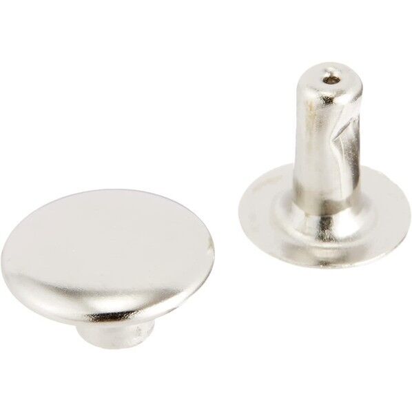 片面カシメ 大 9×8mm 50個 ニッケル