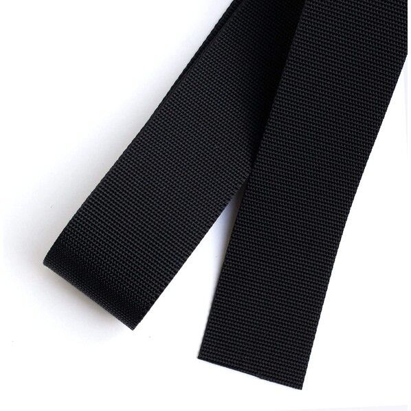 薄手アミーテープ 30mm巾 2.4mカット 黒