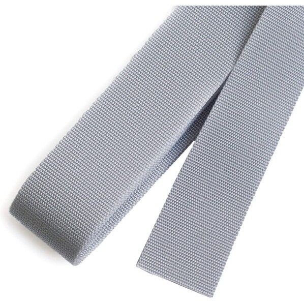 薄手アミーテープ 38mm巾 2.4mカット ライトグレー