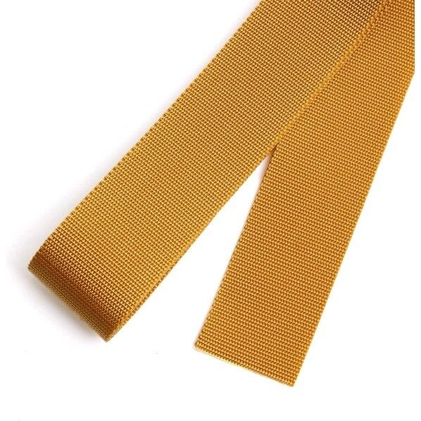 薄手アミーテープ 38mm巾 2.4mカット イエローオーカー