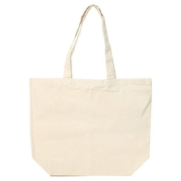 キャンバス トートバッグL W48×全長65×マチ15cm 生成