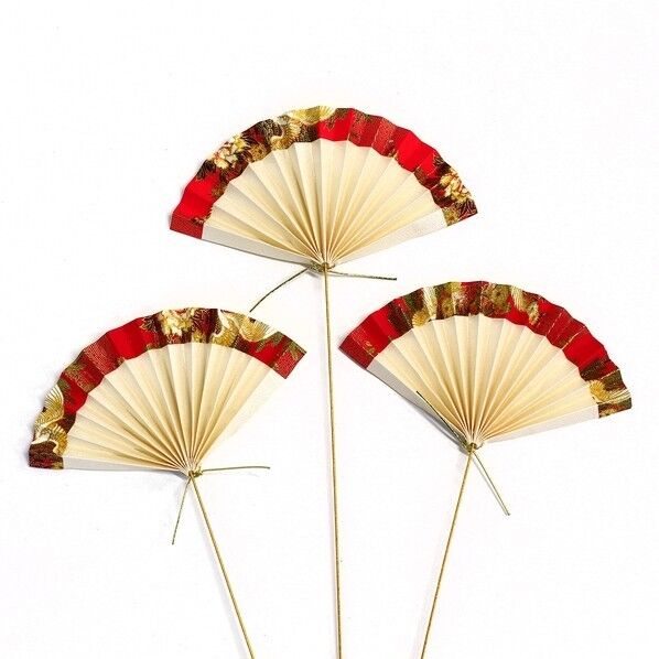 パレ 正月ピック 柄扇子