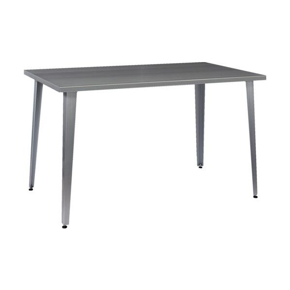 超軽量アルミデスク シルバー 1200x700x720