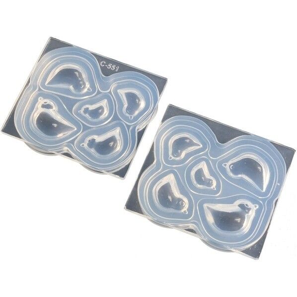 亀島商店 アニマル レジンクラフト用 ソフトモールド ひよこ 立体型