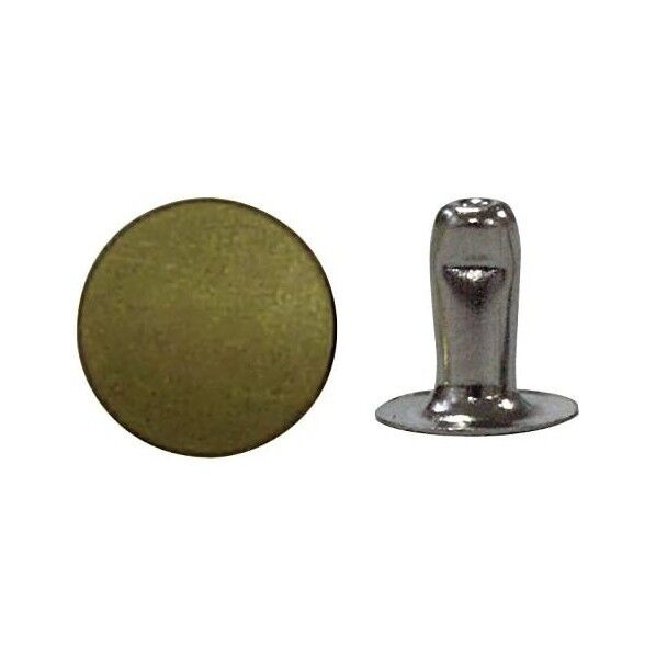 片面カシメ 大 足長タイプ 9×10mm 50個 キリンス