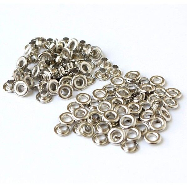 両面ハトメ #200 穴4mm 200組 シルバー